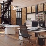 ahşap ofis dekorasyonu